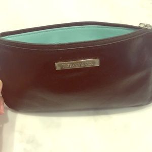 Tiffany & Co wristlet black/Tiffany blue